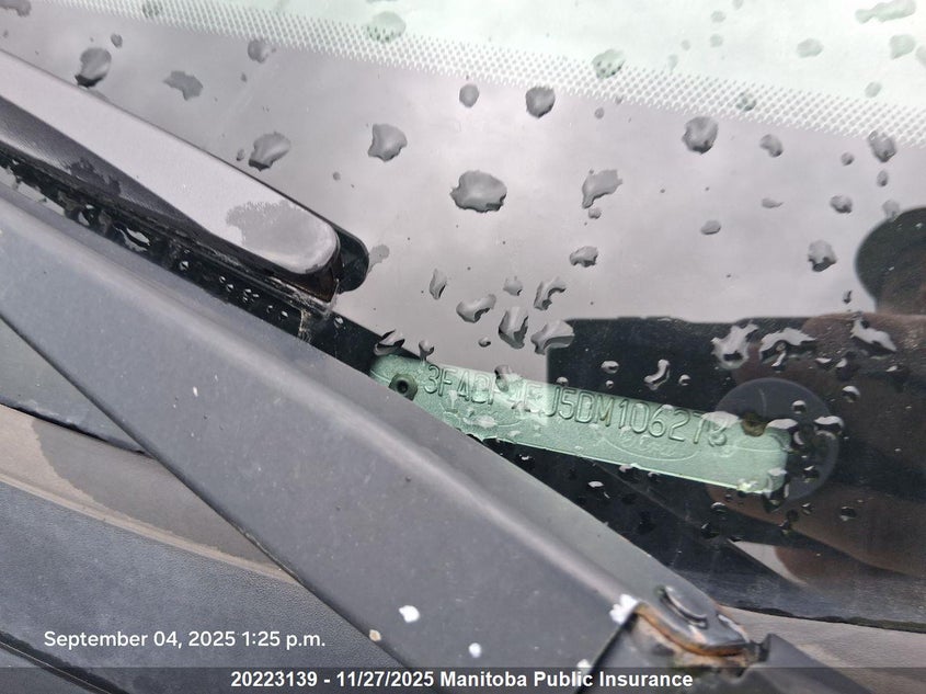 2013 Ford Fiesta Se VIN: 3FADP4EJ5DM106278 Lot: 20223139