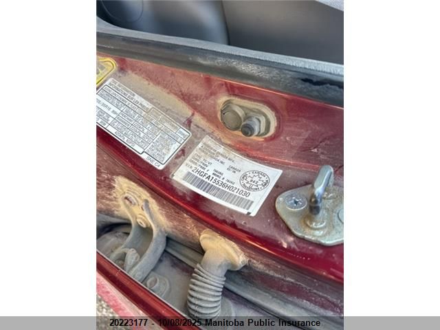 2006 Honda Civic Lx VIN: 2HGFA15536H021030 Lot: 20223177