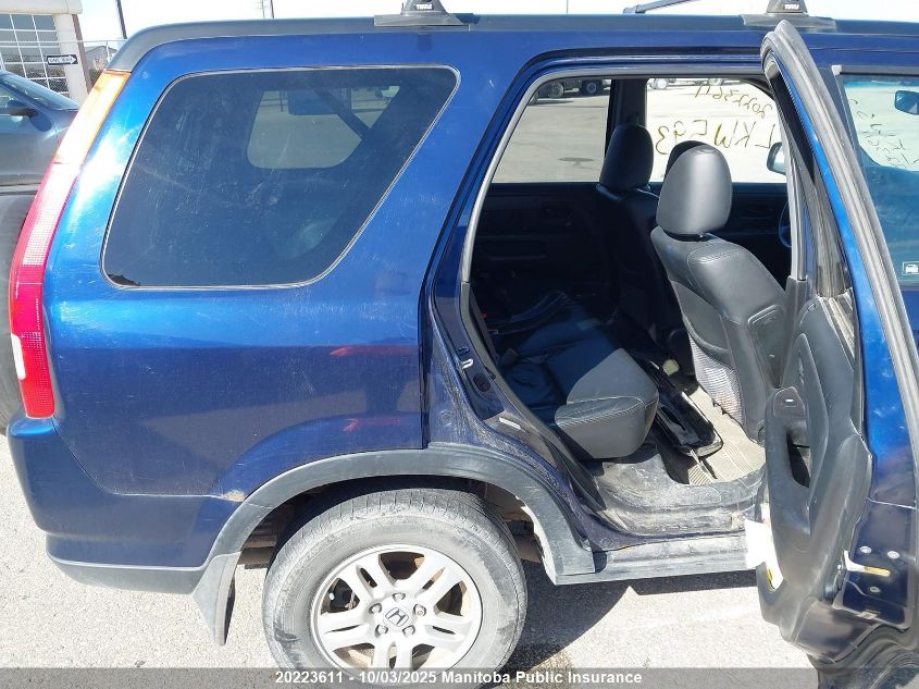 2004 Honda Cr-V Ex-L VIN: JHLRD78904C800845 Lot: 20223611