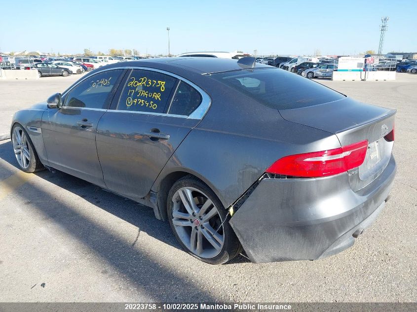 2017 Jaguar Xe 35T VIN: SAJAK4BV8HA975450 Lot: 20223758