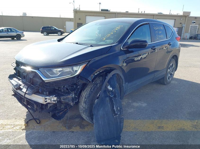 2017 Honda Cr-V Ex-L VIN: 2HKRW2H86HH100825 Lot: 20223785