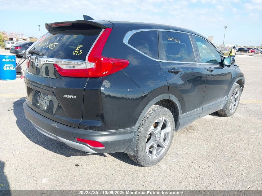 2017 Honda Cr-V Ex-L VIN: 2HKRW2H86HH100825 Lot: 20223785