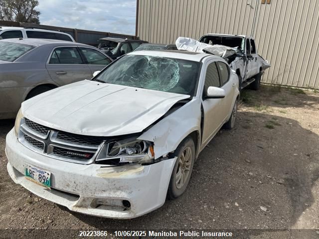 2013 Dodge Avenger Sxt VIN: 1C3CDZCB7DN772303 Lot: 20223866