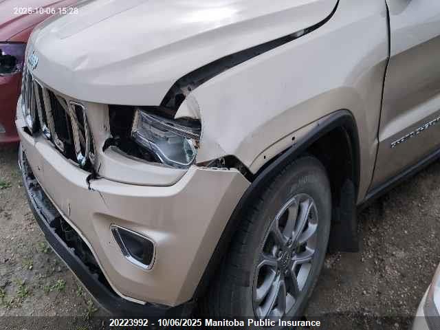 2015 Jeep Grand Cherokee Limited VIN: 1C4RJFBG0FC927055 Lot: 20223992