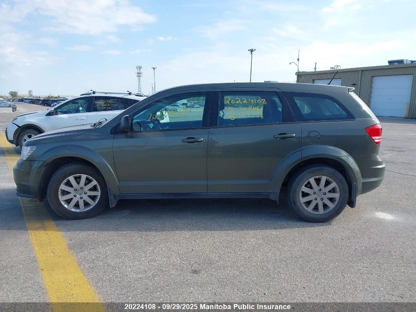 2016 Dodge Journey Cvp VIN: 3C4PDCAB8GT147748 Lot: 20224108