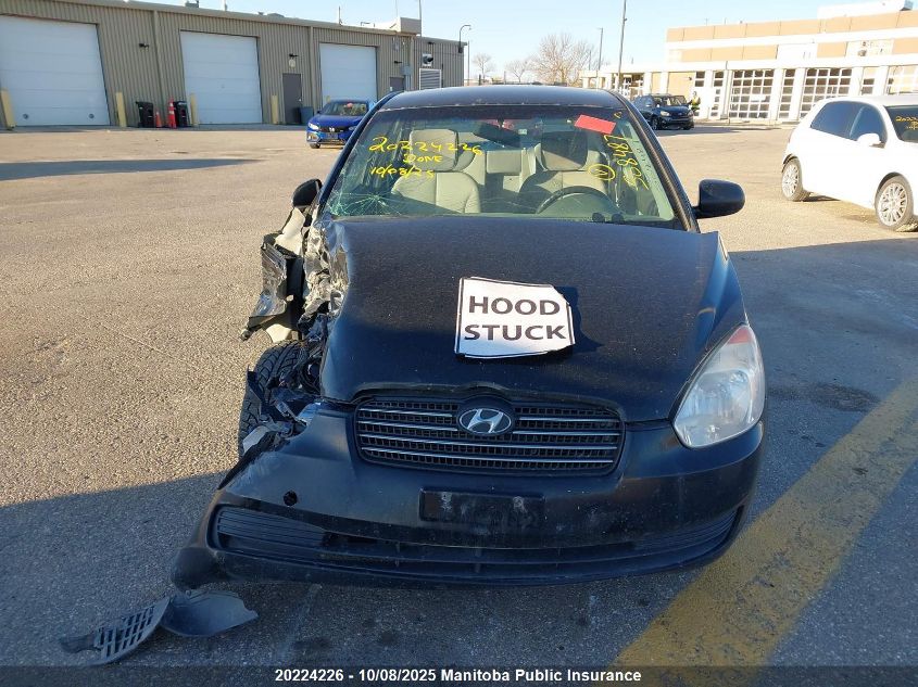 2010 Hyundai Accent Gl VIN: KMHCN4BC2AU508487 Lot: 20224226