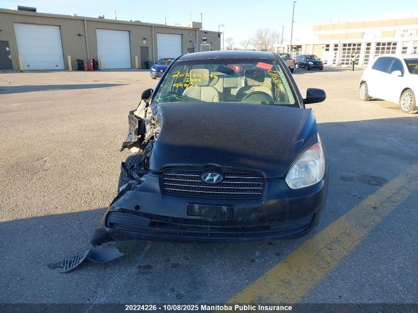 2010 Hyundai Accent Gl VIN: KMHCN4BC2AU508487 Lot: 20224226