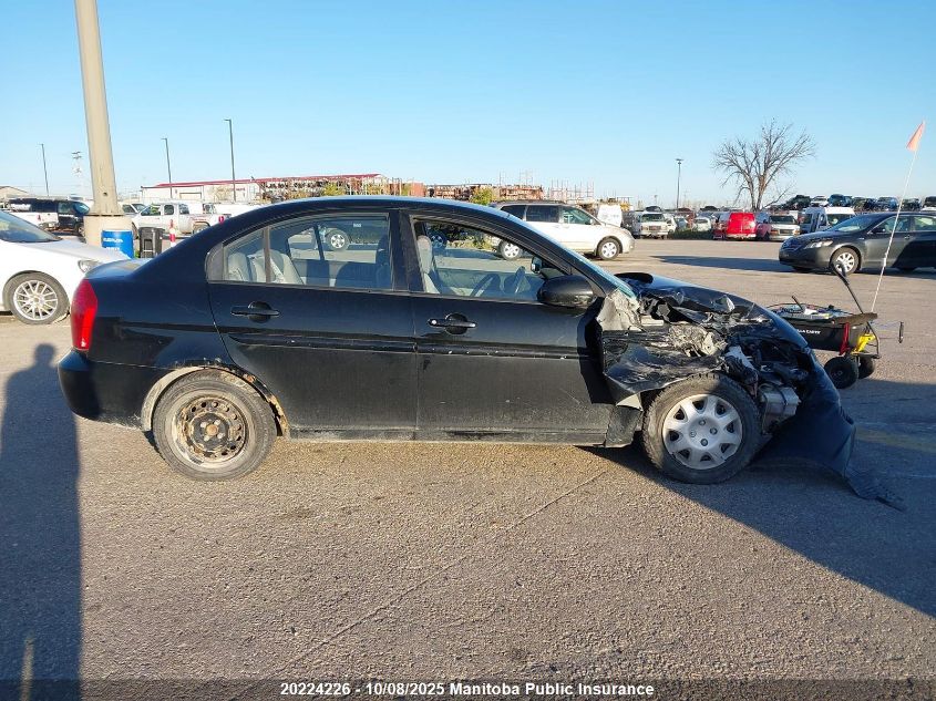 2010 Hyundai Accent Gl VIN: KMHCN4BC2AU508487 Lot: 20224226