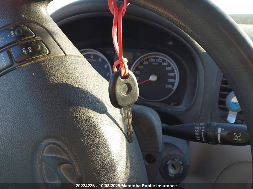 2010 Hyundai Accent Gl VIN: KMHCN4BC2AU508487 Lot: 20224226