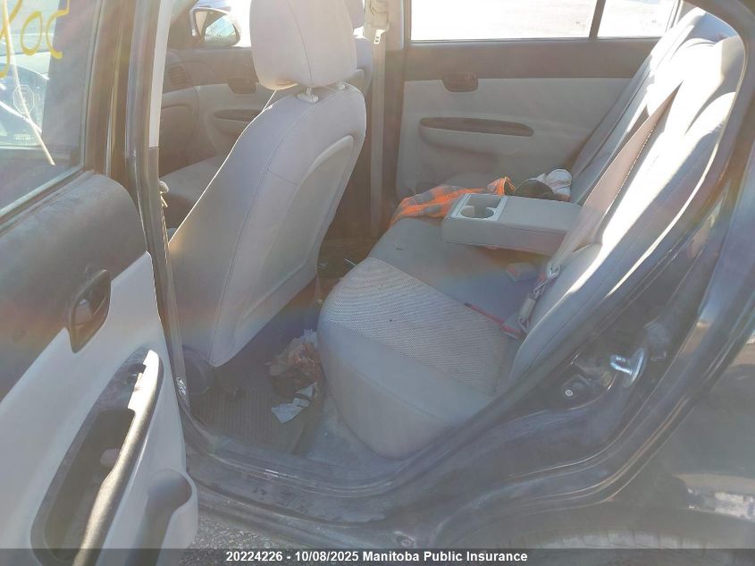 2010 Hyundai Accent Gl VIN: KMHCN4BC2AU508487 Lot: 20224226