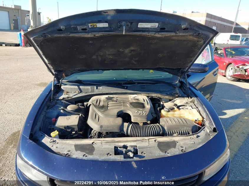 2015 Dodge Charger Sxt VIN: 2C3CDXHG5FH742222 Lot: 20224291