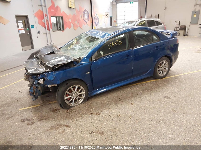 JA32U2FU2FU601445 2015 MITSUBISHI LANCER photo no. 2