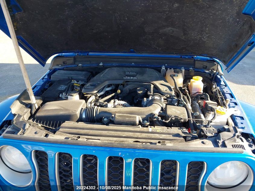 2020 Jeep Gladiator Overland VIN: 1C6HJTFG3LL169929 Lot: 20224302