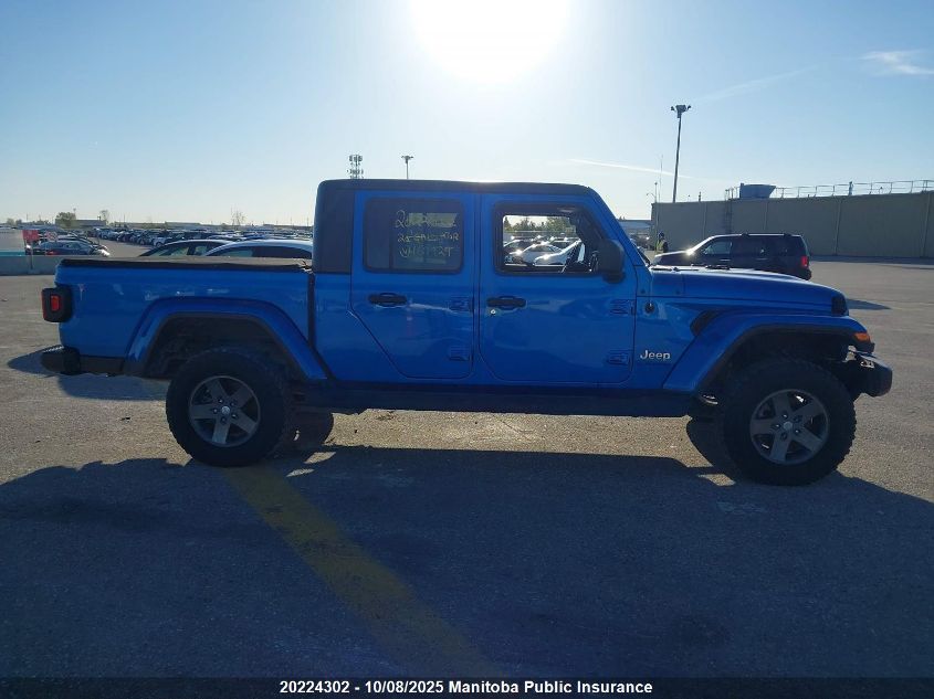 2020 Jeep Gladiator Overland VIN: 1C6HJTFG3LL169929 Lot: 20224302