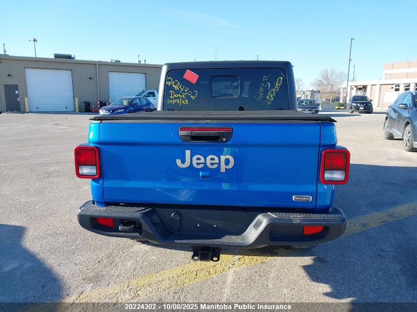 2020 Jeep Gladiator Overland VIN: 1C6HJTFG3LL169929 Lot: 20224302