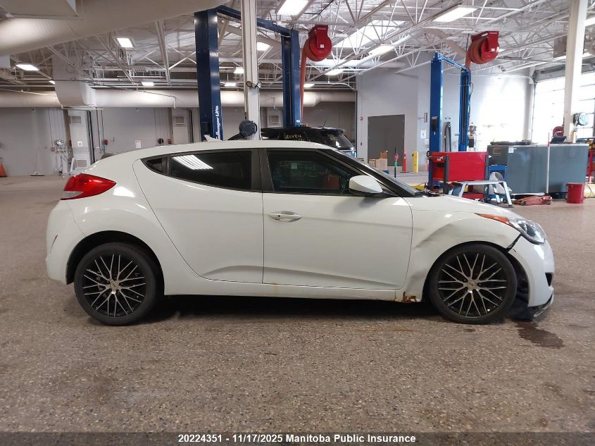 2012 Hyundai Veloster VIN: KMHTC6AD8CU081475 Lot: 20224351