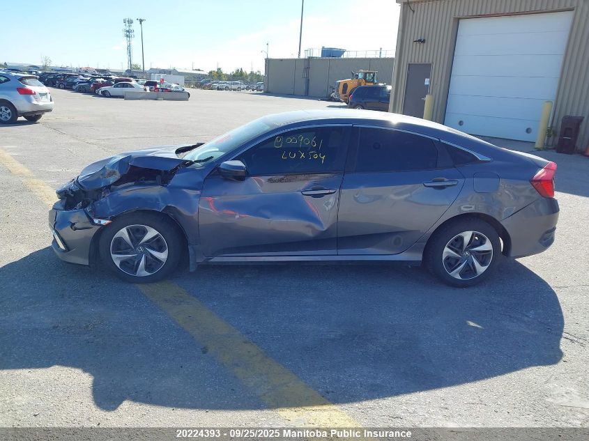 2020 Honda Civic Lx VIN: 2HGFC2F56LH009061 Lot: 20224393