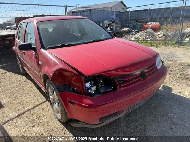 9BWGR61J454015122 2005 Volkswagen Golf Gl Tdi auction photo 1