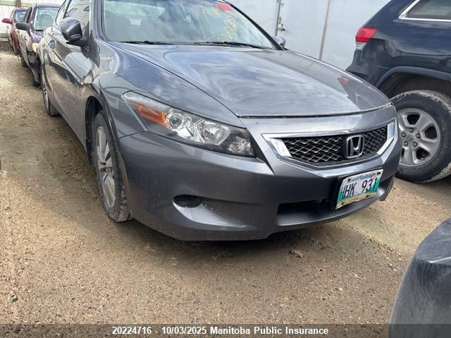 1HGCS12829A801540 2009 Honda Accord Ex-L auction photo 1