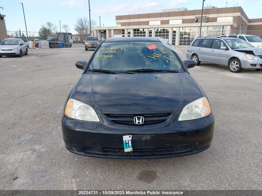 2003 Honda Civic Lx VIN: 1HGEM22593L811945 Lot: 20224731