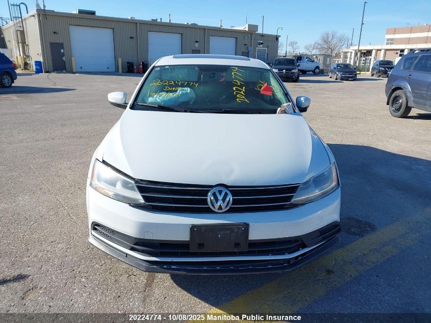 2015 Volkswagen Jetta 1.8 Tsi VIN: 3VWD07AJ2FM253647 Lot: 20224774