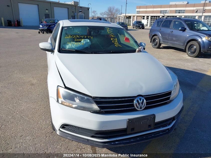 2015 Volkswagen Jetta 1.8 Tsi VIN: 3VWD07AJ2FM253647 Lot: 20224774