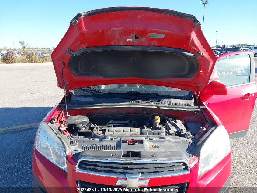 2014 Chevrolet Trax Lt VIN: 3GNCJMSB6EL176102 Lot: 20224831