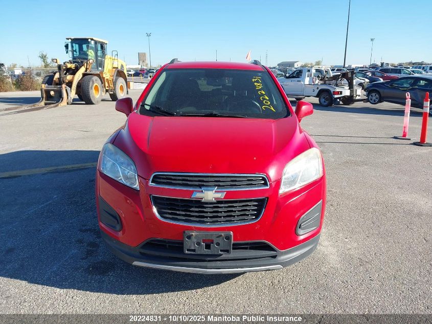 2014 Chevrolet Trax Lt VIN: 3GNCJMSB6EL176102 Lot: 20224831