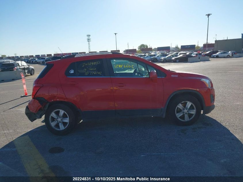 2014 Chevrolet Trax Lt VIN: 3GNCJMSB6EL176102 Lot: 20224831