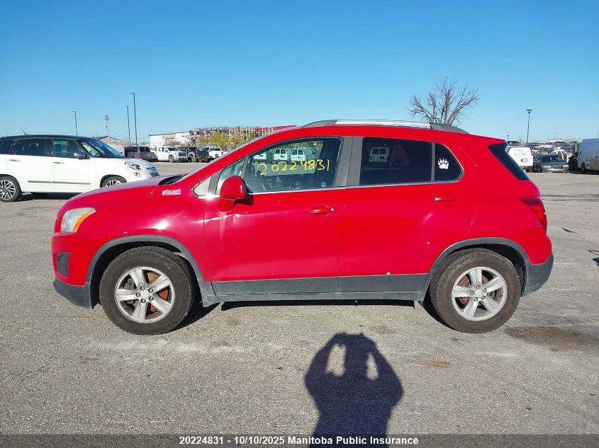 2014 Chevrolet Trax Lt VIN: 3GNCJMSB6EL176102 Lot: 20224831