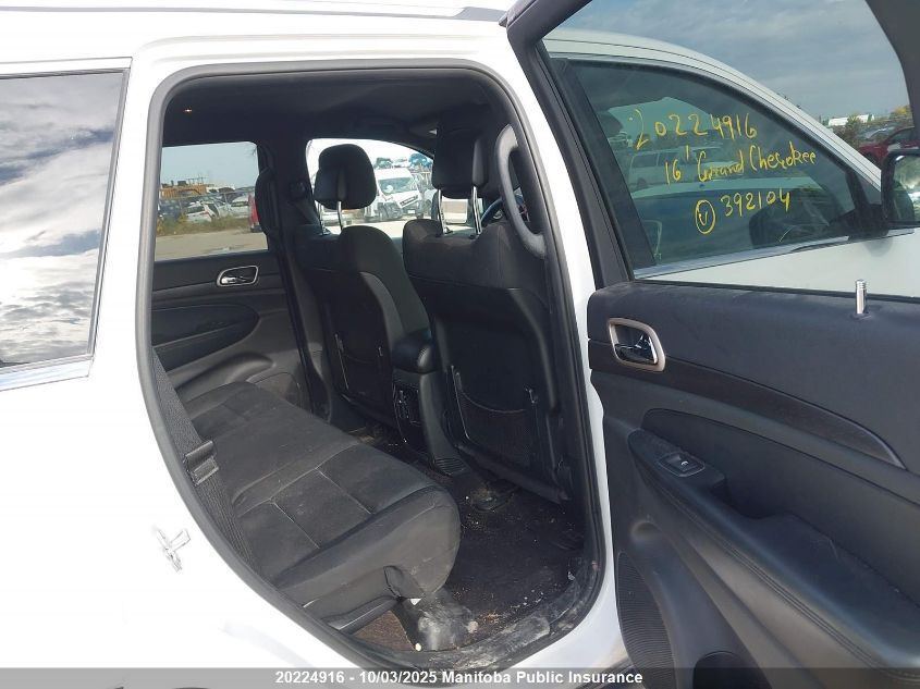 2016 Jeep Grand Cherokee Laredo VIN: 1C4RJFAG2GC392104 Lot: 20224916