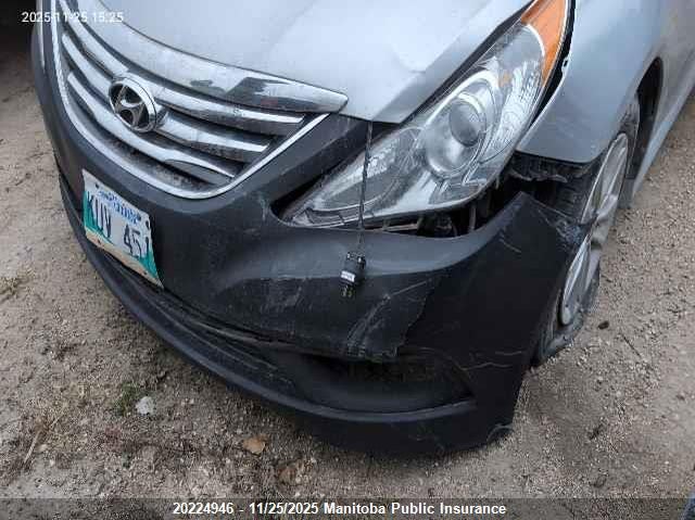 2014 Hyundai Sonata Gls VIN: 5NPEB4AC6EH812428 Lot: 20224946