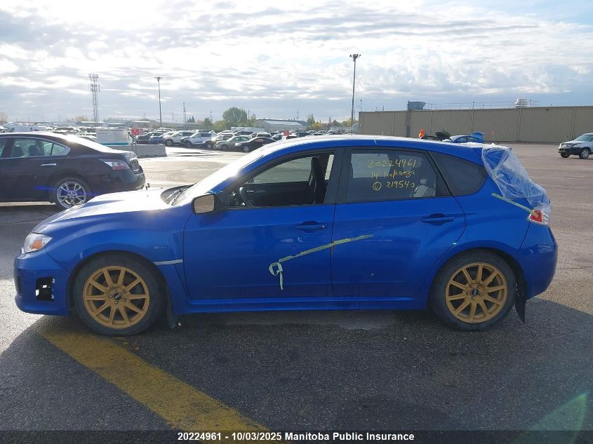 2014 Subaru Impreza Wrx VIN: JF1GR7E69EG219540 Lot: 20224961
