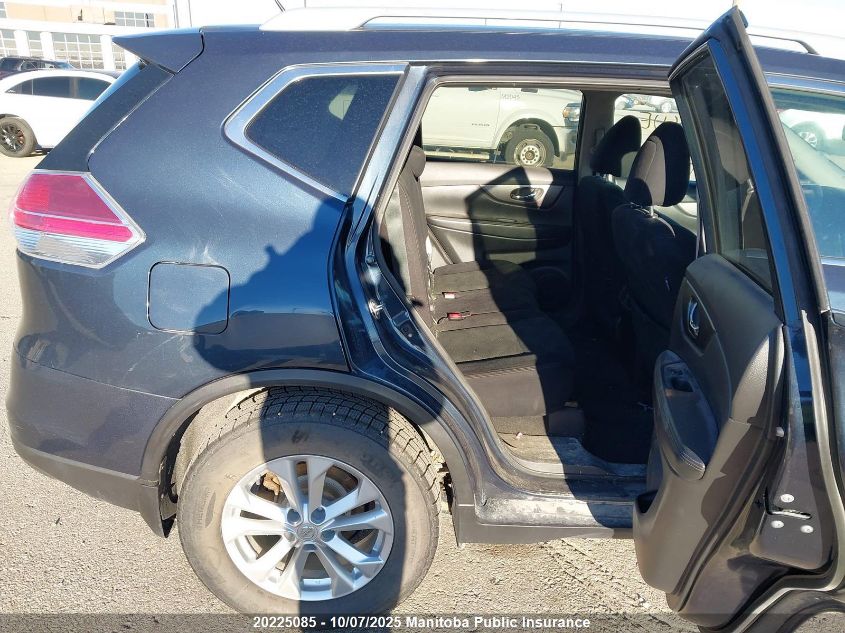 2016 Nissan Rogue Sv VIN: 5N1AT2MV1GC763663 Lot: 20225085