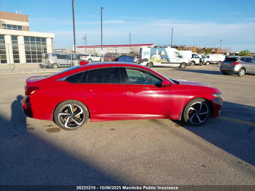 2018 Honda Accord Sport VIN: 1HGCV1F33JA805445 Lot: 20225219