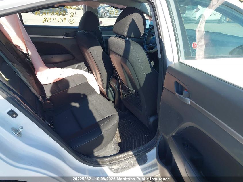 2018 Hyundai Elantra Gl VIN: KMHD84LF5JU551158 Lot: 20225232