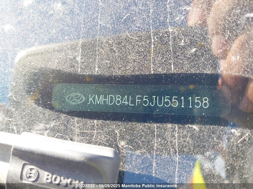 2018 Hyundai Elantra Gl VIN: KMHD84LF5JU551158 Lot: 20225232