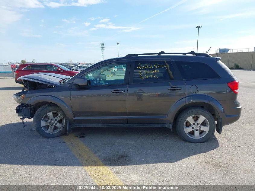 2016 Dodge Journey Se VIN: 3C4PDCAB5GT219151 Lot: 20225244