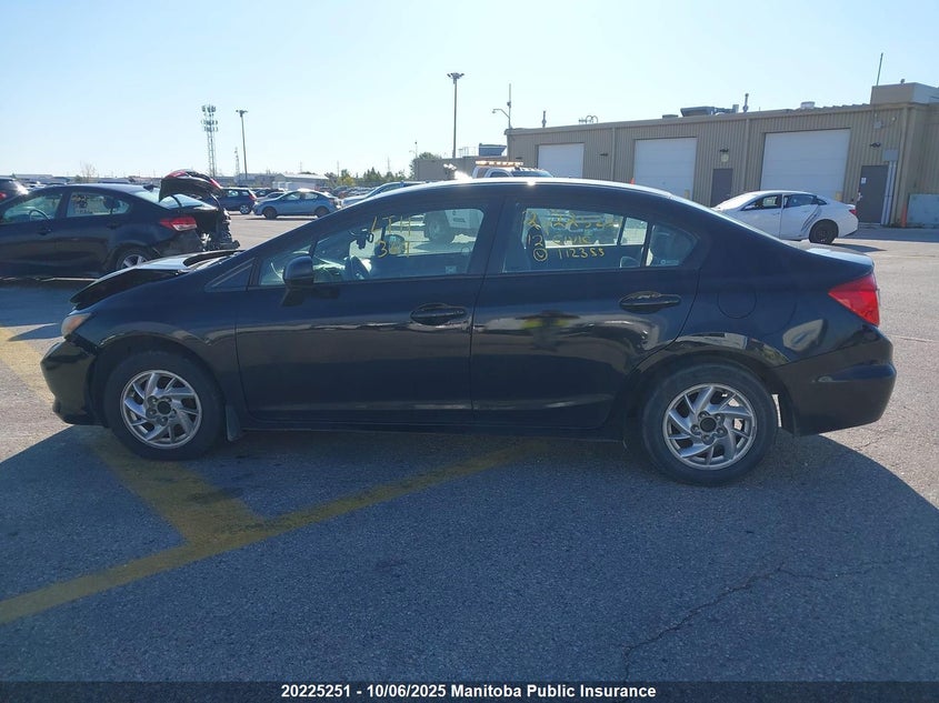 2012 Honda Civic Lx VIN: 2HGFB2F49CH112355 Lot: 20225251