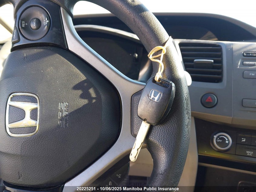 2012 Honda Civic Lx VIN: 2HGFB2F49CH112355 Lot: 20225251