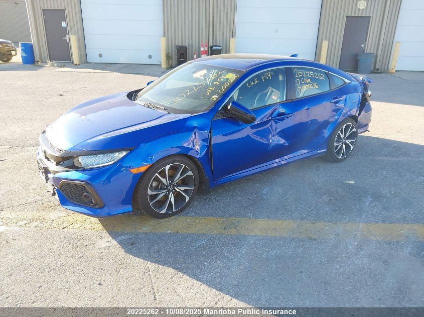 2017 Honda Civic Si Si VIN: 2HGFC1E55HH200036 Lot: 20225262