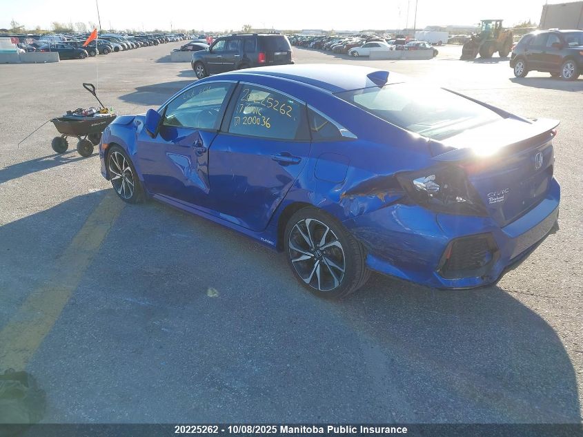 2017 Honda Civic Si Si VIN: 2HGFC1E55HH200036 Lot: 20225262