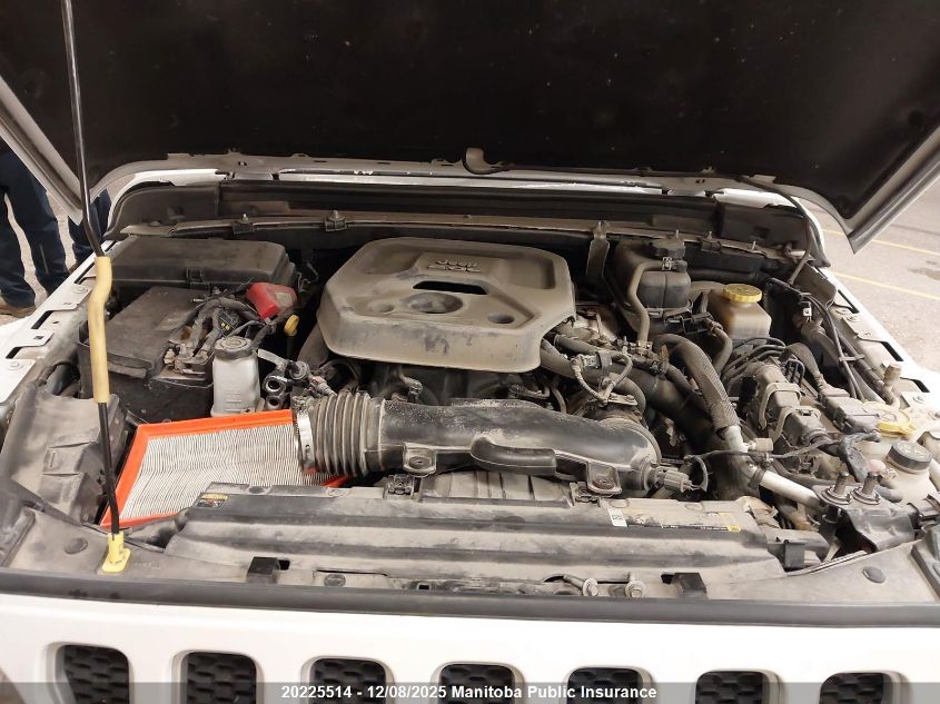 2022 Jeep Wrangler Unlimited Sahara VIN: 1C4HJXENXNW104156 Lot: 20225514