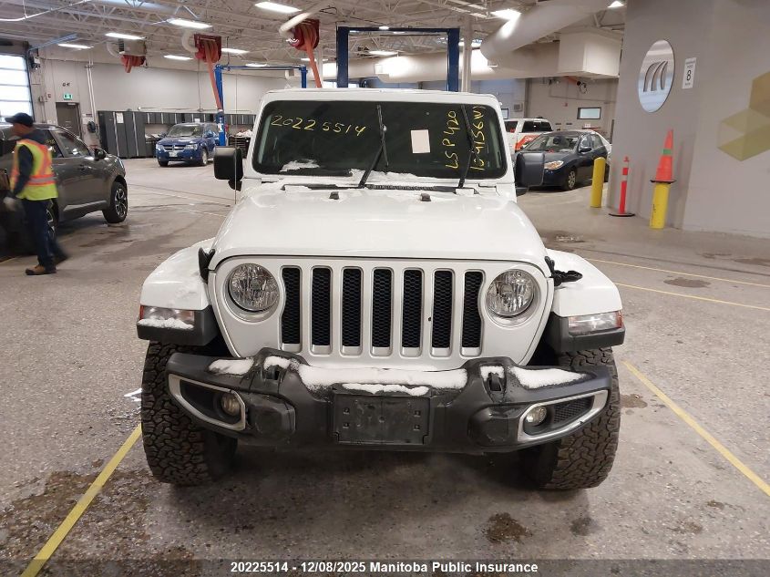 2022 Jeep Wrangler Unlimited Sahara VIN: 1C4HJXENXNW104156 Lot: 20225514