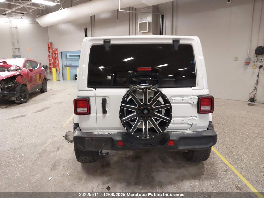 2022 Jeep Wrangler Unlimited Sahara VIN: 1C4HJXENXNW104156 Lot: 20225514