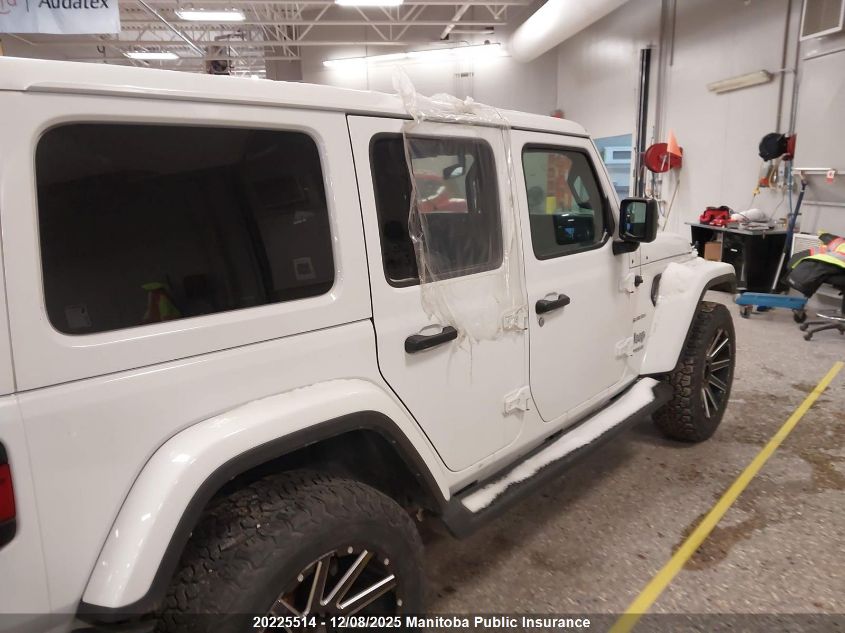 2022 Jeep Wrangler Unlimited Sahara VIN: 1C4HJXENXNW104156 Lot: 20225514
