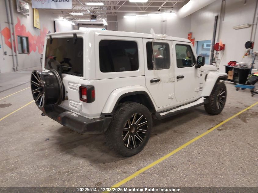 2022 Jeep Wrangler Unlimited Sahara VIN: 1C4HJXENXNW104156 Lot: 20225514