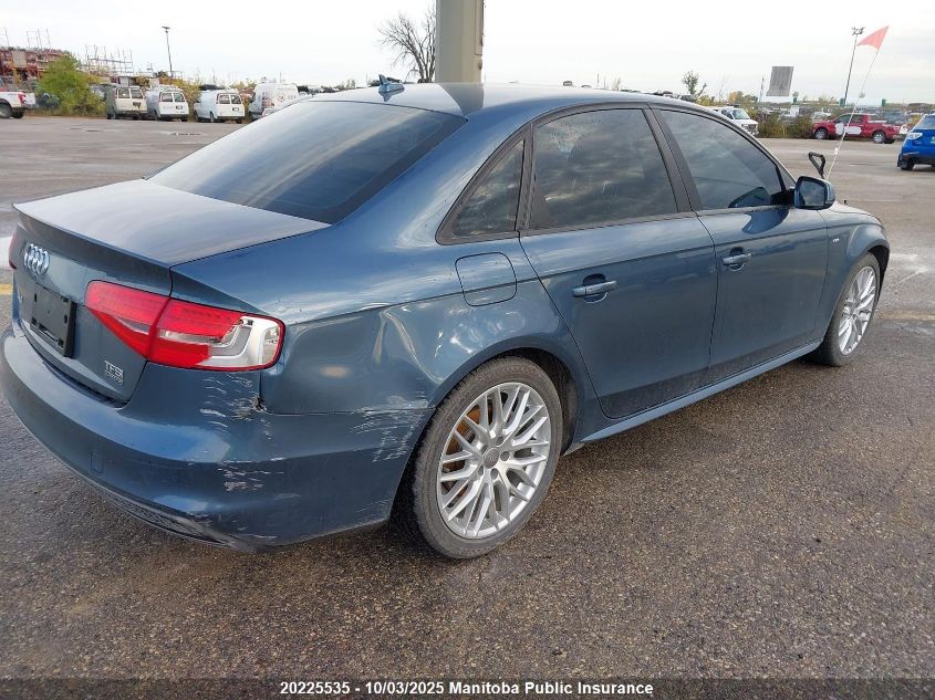 2015 Audi A4 2.0T Quattro VIN: WAUBFCFL0FN042476 Lot: 20225535
