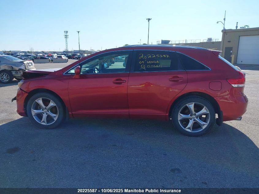 2009 Toyota Venza V6 VIN: 4T3BK11A19U006611 Lot: 20225587