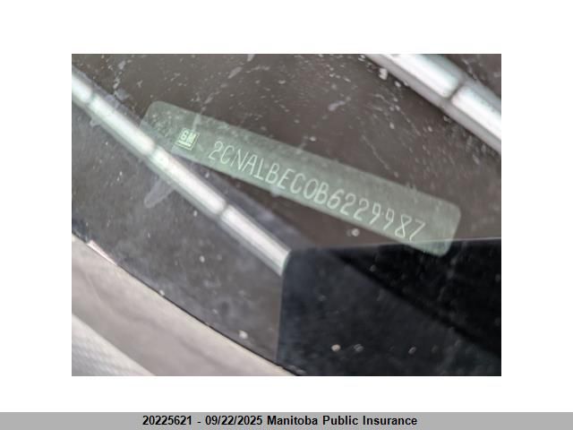 2011 Chevrolet Equinox Ls VIN: 2CNALBEC0B6229987 Lot: 20225621